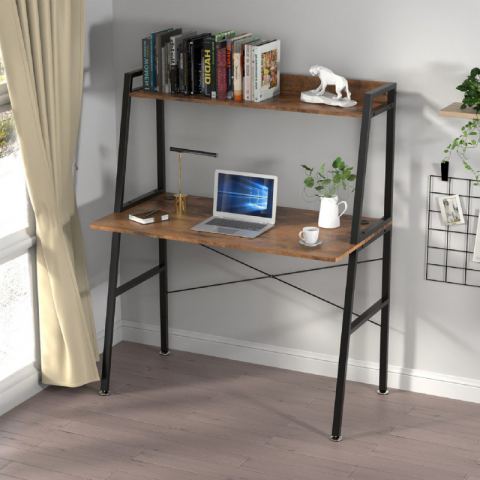 Стол письменный (для компьютера) EUREKA ERK-LD-43VP с шириной 109 см, Brown