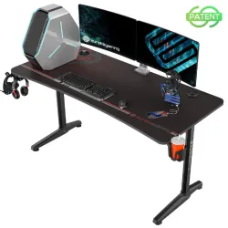 Стол компьютерный игровой Eureka GIP 60, Black