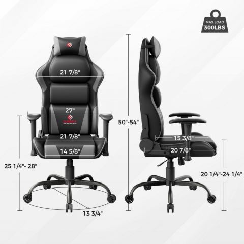 Эргономичное кресло Eureka Hector, Grey