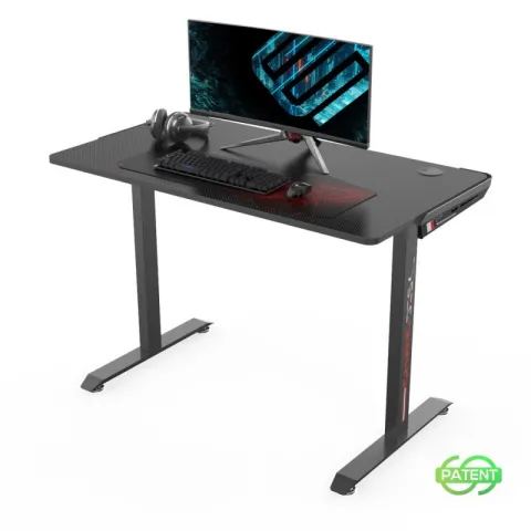Стол компьютерный игровой Eureka I1-S, чёрный