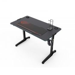 Стол компьютерный игровой Eureka со стеклянной столешницей и RGB-подсветкой GIP 44 