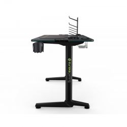 Стол компьютерный игровой Eureka со стеклянной столешницей и RGB-подсветкой GIP 44 