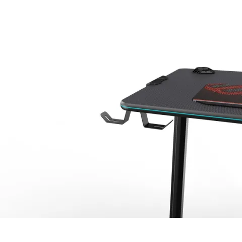 Стол компьютерный игровой Eureka со стеклянной столешницей и RGB-подсветкой GIP 44 