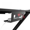 Стол компьютерный игровой Eureka Z1-S Pro c RGB подсветкой, черный