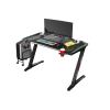 Стол компьютерный игровой Eureka Z2 c RGB подсветкой, чёрный