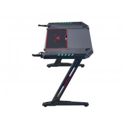 Стол компьютерный игровой Eureka Z2 c RGB подсветкой, чёрный