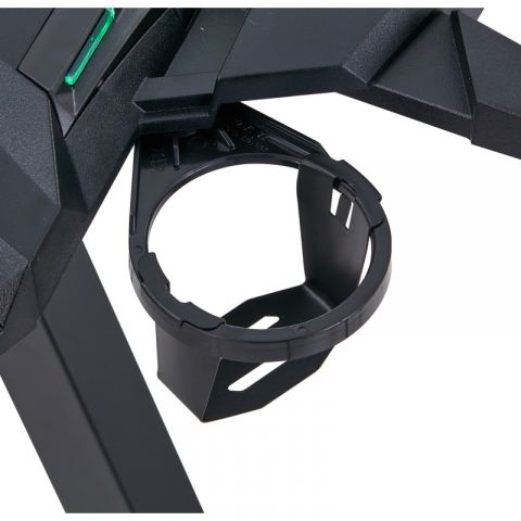 Стол компьютерный игровой Eureka Z2 c RGB подсветкой, чёрный