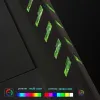 Стол компьютерный игровой Eureka Z2 c RGB подсветкой, чёрный