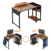 Стол письменный (для компьютера) EUREKA ZX-SS120B-RBB, Brown