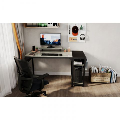 Стол письменный (для компьютера) EUREKA ZX-SS140B-OGB с шириной 140 см, Oak Grey