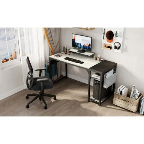 Стол письменный (для компьютера) EUREKA ZX-SS140B-OGB с шириной 140 см, Oak Grey