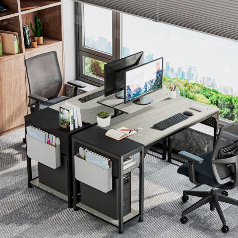 Стол письменный (для компьютера) EUREKA ZX-SS140B-OGB с шириной 140 см, Oak Grey