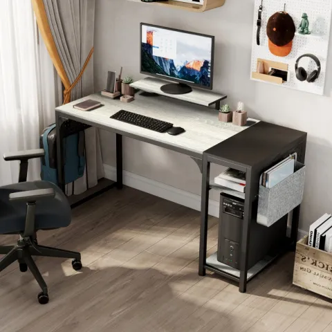 Стол письменный (для компьютера) EUREKA ZX-SS140B-OGB с шириной 140 см, Oak Grey