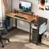Стол письменный (для компьютера) EUREKA ZX-SS140B-RBB с шириной 140 см, Brown