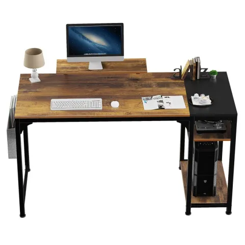 Стол письменный (для компьютера) EUREKA ZX-SS140B-RWB с шириной 140 см, Reclaimed Wood