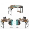Стол письменный (для компьютера) EUREKA ZX-SS140B-RWB с шириной 140 см, Reclaimed Wood