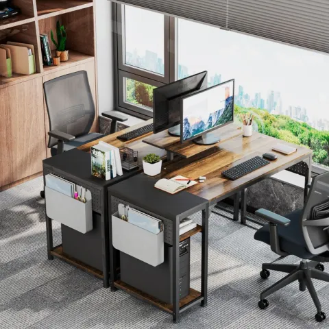 Стол письменный (для компьютера) EUREKA ZX-SS140B-RWB с шириной 140 см, Reclaimed Wood