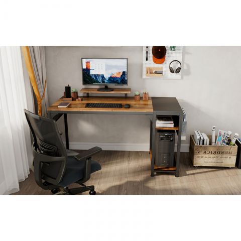 Стол письменный (для компьютера) EUREKA ZX-SS140B-RWB с шириной 140 см, Reclaimed Wood