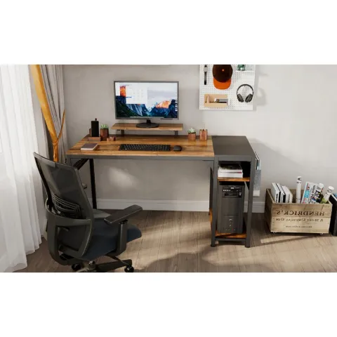 Стол письменный (для компьютера) EUREKA ZX-SS140B-RWB с шириной 140 см, Reclaimed Wood