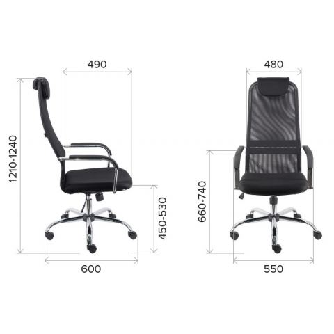 Кресло Everprof EP-708 TM Сетка Красный