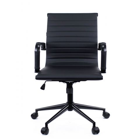 Кресло Everprof Leo Black T Экокожа Черный