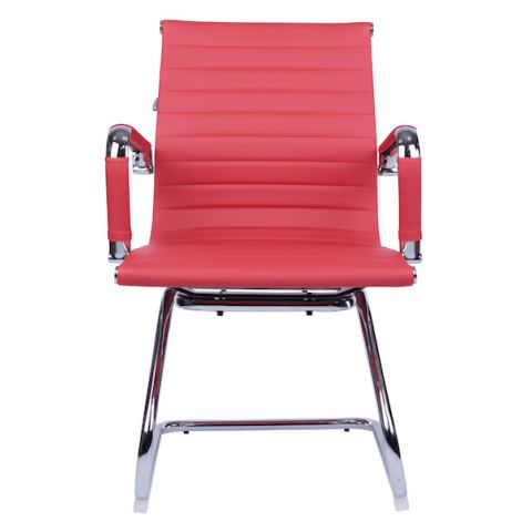 Кресло Everprof Leo CF Экокожа Красный