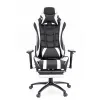 Кресло Everprof Lotus S1  Экокожа Черный/Белый