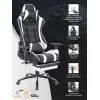 Кресло Everprof Lotus S1  Экокожа Черный/Белый