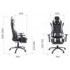 Кресло Everprof Lotus S1  Экокожа Черный/Белый