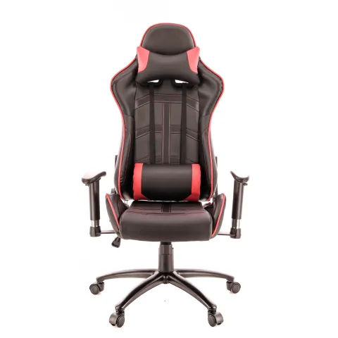 Кресло компьютерное игровое Everprof Lotus S10 Экокожа Черный/Красный