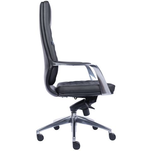 Кресло Everprof Roma Кожа Черный