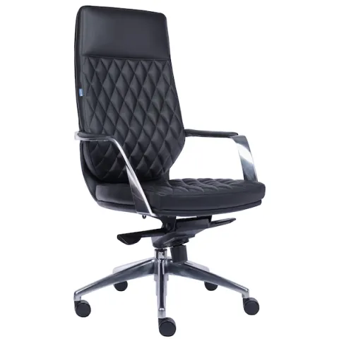 Кресло Everprof Roma Кожа Черный