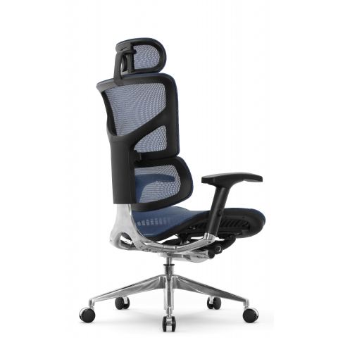 Кресло Expert Sail HSAM 01 (сетка синяя / каркас черный)