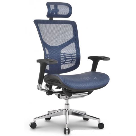 Кресло Expert Star HSTM 01 Blue (сетка синяя / каркас чёрный)