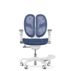 Кресло школьника FALTO ORTO (корсетная спинка, слайдер, подлокотники 3D, сетка, синий)
