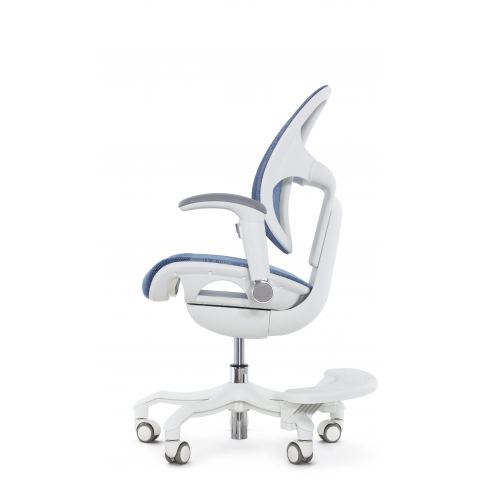 Кресло школьника FALTO ORTO (корсетная спинка, слайдер, подлокотники 3D, сетка, синий)