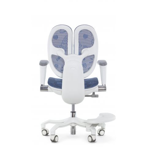 Кресло школьника FALTO ORTO (корсетная спинка, слайдер, подлокотники 3D, сетка, синий)