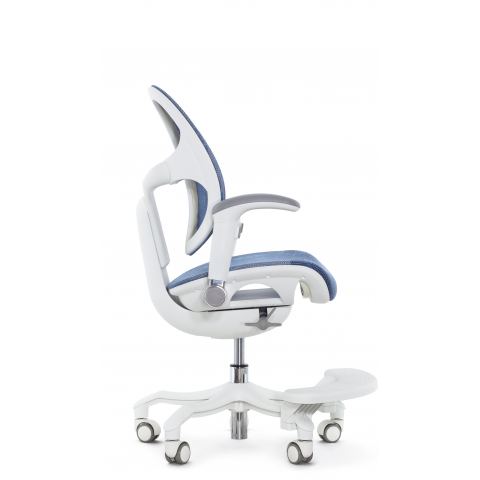 Кресло школьника FALTO ORTO (корсетная спинка, слайдер, подлокотники 3D, сетка, синий)