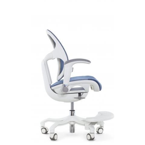 Кресло школьника FALTO ORTO (корсетная спинка, слайдер, подлокотники 3D, сетка, синий)