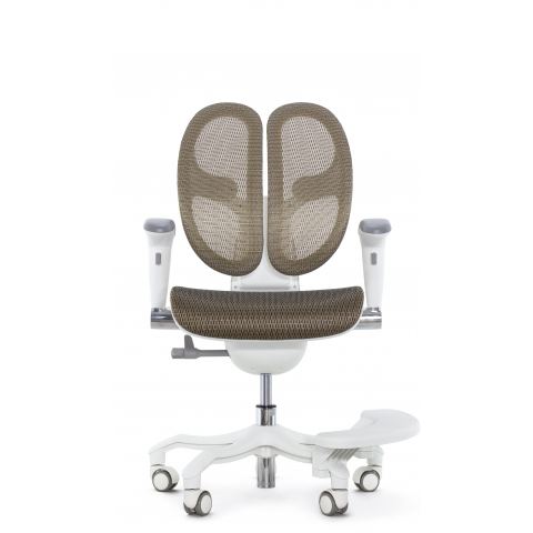 Кресло школьника FALTO ORTO ( корсетная спинка, слайдер, подлокотники 3D, сетка, золотой)