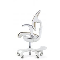 Кресло школьника FALTO ORTO ( корсетная спинка, слайдер, подлокотники 3D, сетка, золотой)