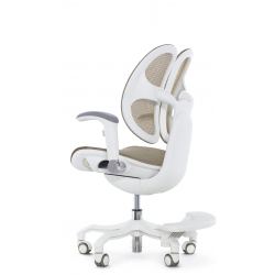 Кресло школьника FALTO ORTO ( корсетная спинка, слайдер, подлокотники 3D, сетка, золотой)