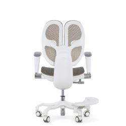 Кресло школьника FALTO ORTO ( корсетная спинка, слайдер, подлокотники 3D, сетка, золотой)