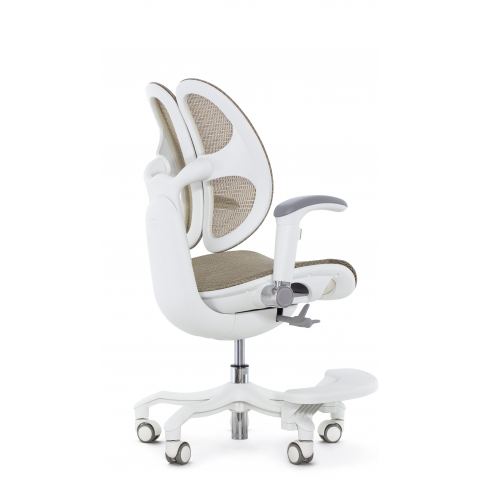 Кресло школьника FALTO ORTO ( корсетная спинка, слайдер, подлокотники 3D, сетка, золотой)