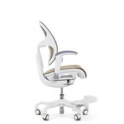 Кресло школьника FALTO ORTO ( корсетная спинка, слайдер, подлокотники 3D, сетка, золотой)