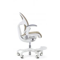 Кресло школьника FALTO ORTO ( корсетная спинка, слайдер, подлокотники 3D, сетка, золотой)