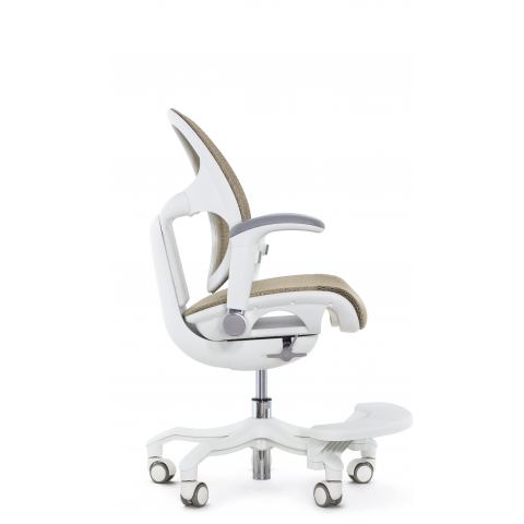 Кресло школьника FALTO ORTO ( корсетная спинка, слайдер, подлокотники 3D, сетка, золотой)