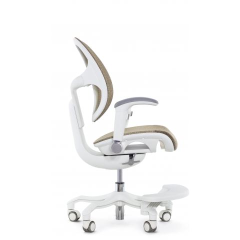 Кресло школьника FALTO ORTO ( корсетная спинка, слайдер, подлокотники 3D, сетка, золотой)