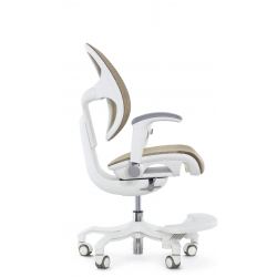 Кресло школьника FALTO ORTO ( корсетная спинка, слайдер, подлокотники 3D, сетка, золотой)