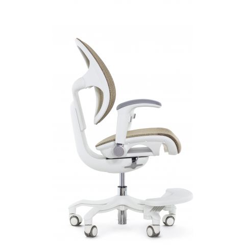 Кресло школьника FALTO ORTO ( корсетная спинка, слайдер, подлокотники 3D, сетка, золотой)